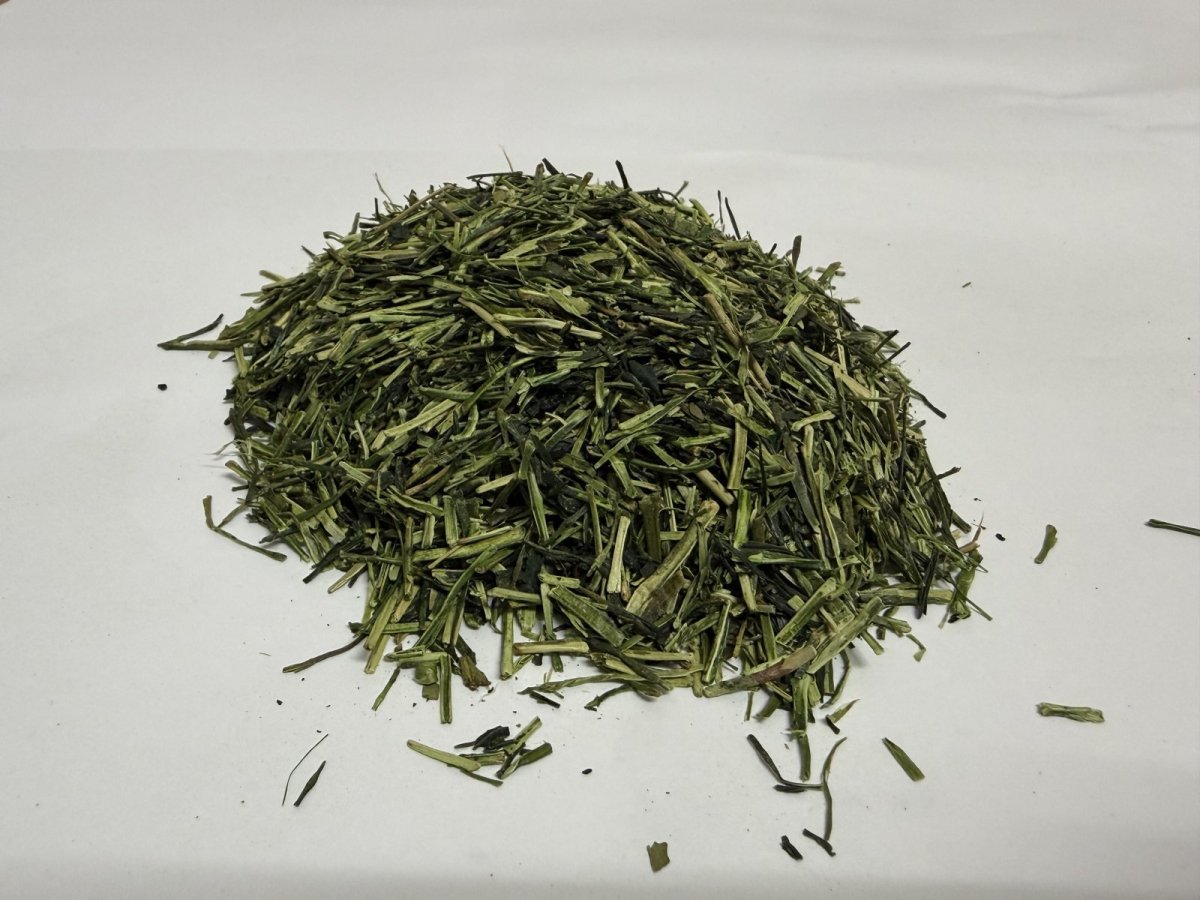 画像1: 抹茶入り茎茶 鶴の舞 (1)
